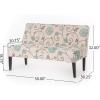 Christopher Knight Home Dejon Fabric Love Seat, White And Blue Floral