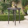 Christopher Knight Home Dominica Outdoor 32.5″ Round Wicker Bar Table, Multibrown