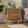 Christopher Knight Home Eakins Handcrafted Nightstand – Acacia Wood – Natural