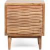 Christopher Knight Home Eakins Handcrafted Nightstand – Acacia Wood – Natural (Set of 2)