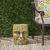 Christopher Knight Home Elliott Outdoor Mother Earth Urn, Antique Green Finish