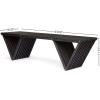 Christopher Knight Home Esme Outdoor Acacia Wood Bench, Dark Gray Finish(Bench)