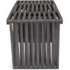 Christopher Knight Home Esme Outdoor Acacia Wood Bench, Dark Gray Finish(Bench)