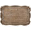 Christopher Knight Home Esther French Country Accent Table with Rectangular Top, Natural + Distressed White