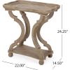 Christopher Knight Home Fannie French Country Accent Table with Rectangular Top, Natural