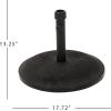 Christopher Knight Home Hamilton 33lb Umbrella Base, Black