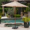 Christopher Knight Home Hayward 80lb Steel Square Umbrella Base with Wheels, Black