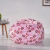 Christopher Knight Home Jerome Modern 3 Foot Fabric Bean Bag, Donut Print and Pink