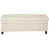 Christopher Knight Home Juliana Fabric Storage Ottoman, Beige