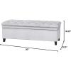 Christopher Knight Home Juliana Fabric Storage Ottoman, Light Gray