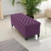 Christopher Knight Home Juliana Fabric Storage Ottoman, Purple