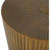 Christopher Knight Home Langseth End Table, 15.25 “W x 15.25 “D x 22.25 “H, Brushed Antique Gold(Brushed Antique Gold)