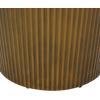 Christopher Knight Home Langseth End Table, 15.25 “W x 15.25 “D x 22.25 “H, Brushed Antique Gold(Brushed Antique Gold)