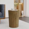 Christopher Knight Home Langseth End Table, 15.25 “W x 15.25 “D x 22.25 “H, Brushed Antique Gold(Brushed Antique Gold)