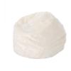Christopher Knight Home Laraine Furry Glam White Faux Fur 3 Ft. Bean Bag, Small