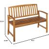 Christopher Knight Home Loja Acacia Bench, Teak Finish