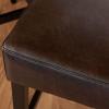 Christopher Knight Home Lopez Backless Leather Counter Stools, 2-Pcs Set, Brown