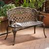 Christopher Knight Home Lucia Outdoor Garden Bench, Copper