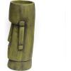 Christopher Knight Home Major Outdoor Easter Island Tiki Urn, Antique Green Finish