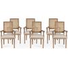 Christopher Knight Home Maria DINING CHAIR SETS, Wood, Beige + Natural(Beige + Natural)