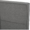 Christopher Knight Home Marlene Contemporary Upholstered Queen/Full Headboard, Charcoal Gray and Black