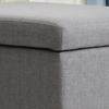 Christopher Knight Home Mateo Traditional Home Office Fabric File Storage Ottoman, Gray