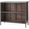 Christopher Knight Home Milos Acacia Bar Table, Dark Brown / Rustic Metal