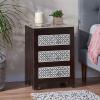 Christopher Knight Home NIGHTSTAND, Dark Walnut + Black