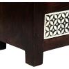 Christopher Knight Home NIGHTSTAND, Dark Walnut + Black