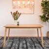 Christopher Knight Home Nyala Wood Dining Table, Natural Oak Finish(Dining Table)