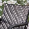 Christopher Knight Home Patina Outdoor Wicker 32.5″ Round Bar Table Set, 5-Pcs Set, Multibrown