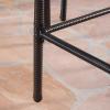 Christopher Knight Home Patina Outdoor Wicker 32.5″ Round Bar Table Set, 5-Pcs Set, Multibrown