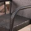 Christopher Knight Home Patina Outdoor Wicker 32.5″ Round Bar Table Set, 5-Pcs Set, Multibrown