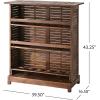 Christopher Knight Home Riviera Acacia Non-FSC KD Wood Bar, Rich Mahagony, Dimensions: 39.40”L x 16.50”W x 43.30”H