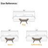 Christopher Knight Home Rosalynn Tufted Fabric Ottoman / Bench, Granite([‘Grey’])
