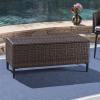 Christopher Knight Home Rupert Outdoor Wicker Storage Unit, Multibrown