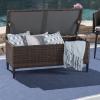 Christopher Knight Home Rupert Outdoor Wicker Storage Unit, Multibrown