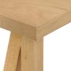 Christopher Knight Home Sabine Farmhouse Wood Dining Table, Natural Oak Finish