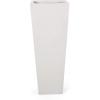 Christopher Knight Home Spike Outdoor Modern Medium Cast Stone Planter, White(White)