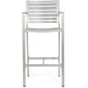 Christopher Knight Home Tammy Coral Outdoor Silver Rust-Proof Aluminum 29.50 Inch Barstools (Set of 4)