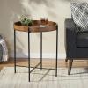 Christopher Knight Home Tift Handcrafted Folding Tray Top Table – Mango Wood and Iron – Natural/Black