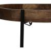 Christopher Knight Home Tift Handcrafted Folding Tray Top Table – Mango Wood and Iron – Natural/Black