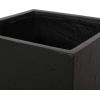 Christopher Knight Home Vanessa Outdoor Modern Large Cast Stone Square Planter, Black, 21.50 D x 21.50 W x 18.75 H