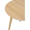 Evangeline Finished Wood End Table w/Faux Wood Overlay (Natural Oak)(Natural Oak)
