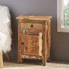GDFStudio 310255 End Table, Distressed Paint