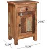 GDFStudio 310255 End Table, Distressed Paint