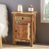 GDFStudio 310255 End Table, Distressed Paint
