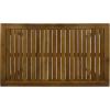Polaris Outdoor Minimalist Acacia Wood Rectangle Bar Table – Teak Finish