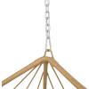Tamara Outdoor/Indoor Hanging Chair (NO Stand) – Wicker – Light Brown/Tan