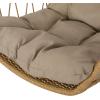 Tamara Outdoor/Indoor Hanging Chair (NO Stand) – Wicker – Light Brown/Tan